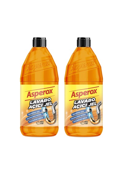 Asperox Lavabo Açıcı Jel 1 Lt 2 Li