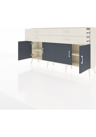 Arges Konsol 2 Raflı 4 Çekmeceli 8 Kapaklı 176x30x99 Aytaşı-antra Aytaşı-antrasit/aytaşı Arges Konsol 2 Raflı 4 Çekmeceli 8 Kapaklı 176x30x99 Aytaşı-antra Aytaşı-antrasit/aytaşı