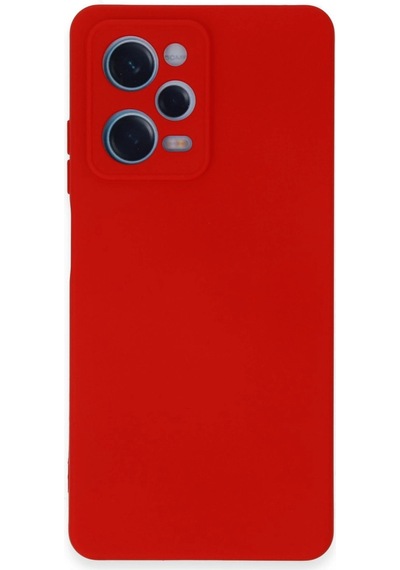 Xiaomi Redmi Note 12 Pro 5g Kılıf Nano İçi Kadife Silikon Kırmızı