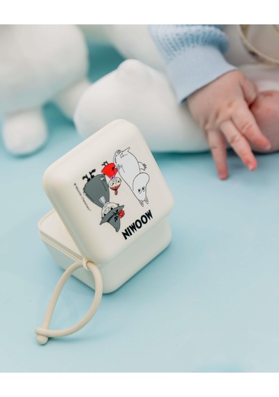Bibs X Moomin Pacifier Box Emzik Kutusu-ıvory