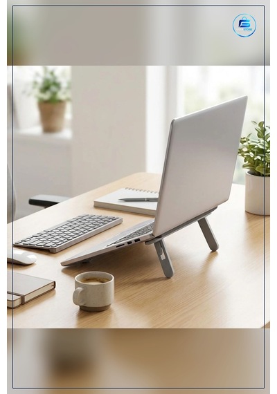 Katlanabilir Laptop Standı İki Kademeli Ergonomik Tablet Yükselti
