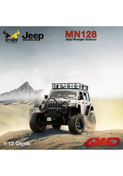 Mn Model Mn128 1/12 Jeep Wrangler Rubicon 4wd Rc Model Crawler Offroad Truck Uzaktan Kumandalı Araba Rtr Gümüş+dahili Işık Seti Mnmodel/mn128-sılver Mn Model Mn128 1/12 Jeep Wrangler Rubicon 4wd Rc Model Crawler Offroad Truck Uzaktan Kumandalı Araba Rtr Gümüş+dahili Işık Seti Mnmodel/mn128-sılver