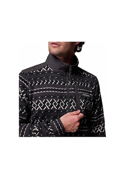 Columbia Erkek Outdoor Çeyrek Fermuarlı Polar Üst 2097741012 Siyah Siyah