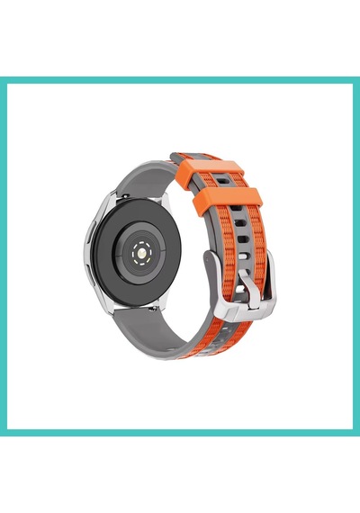Ny Joy Huawei Watch Gt 5 Explorer Duo Kordon - Gri-turuncu Nyjoybz