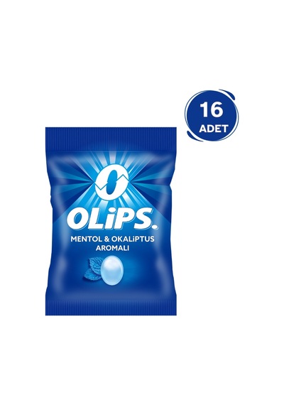 Olips Poşet Mentol & Okaliptus Aromalı Bonbon Şekerleme 16 x 76 G