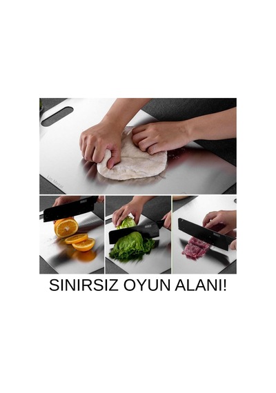 Cvs Dn 00137 Paslanmaz Celık Kesme Tahtası Metal