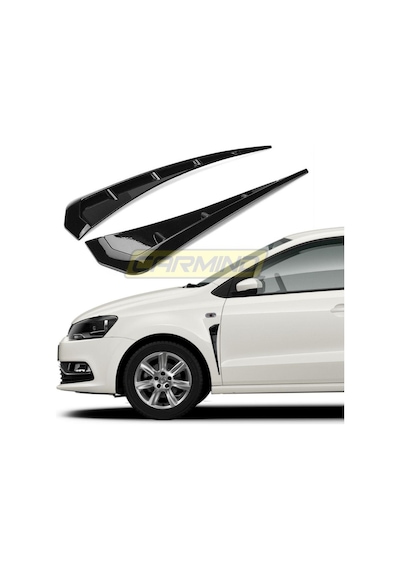 Vw Polo Yan Çamurluk Venti Piano Black 2 Adet