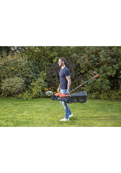 Black+Decker BEMW451BH-QS 1200W 32 CM Çim Biçme Makinesi (Ergonomik Tutma Kolu)