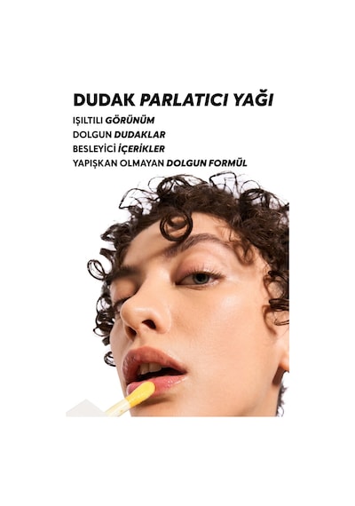 Cream Co. Parlatıcı Nemlendirici Besleyici Dudak Bakım Yağı Lip Oil Gloss Passionfruit
