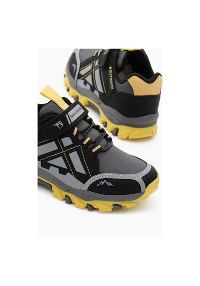 Tonny Black Termo Taban Su İtici Kumaş Cırtlı Çocuk Unisex Füme Sarı Trekking Ayakkabı Tbtmkd025 Füme Sarı