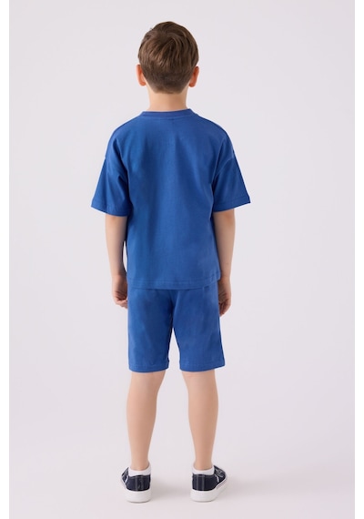 U.S. Polo Assn. Erkek Çocuk Cobalt Bermuda Takımı 5274-43670 Cobalt