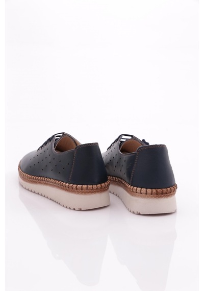 Dgn P57 Kadin Bağcikli Casual Ayakkabi P57-1512-R1078 Lacivert