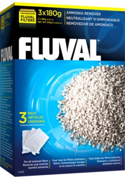 Fluval Ammonia Remover 3x180 Gr
