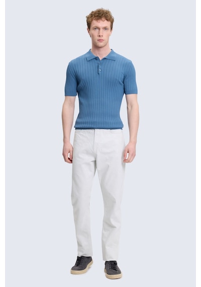 Hatemoğlu İndigo Regular Fit Polo Yaka Rayon Tişört Indigo