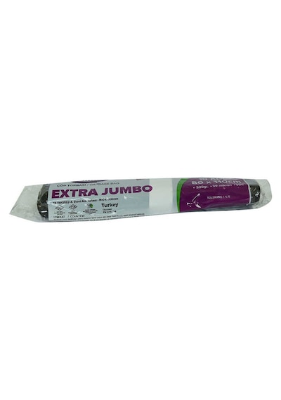 Torbası Extra Jumbo Boy 80x110cm 300gr 39mikron 90lt Siyah Rulo 10 Adet