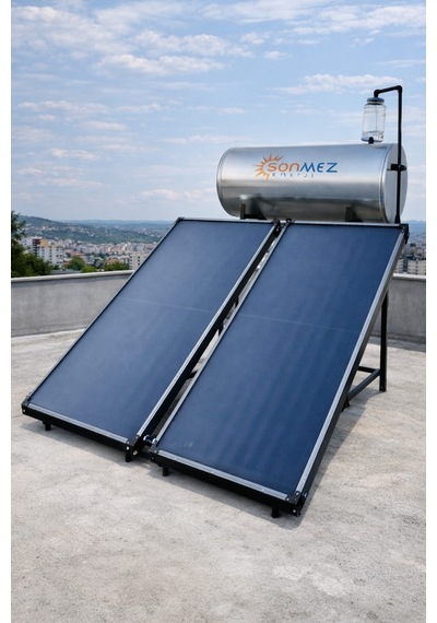 Solar Çift Panelli Güneş Enerjisi Su Isıtma Sistemi Kapalı Devre Basınçlı