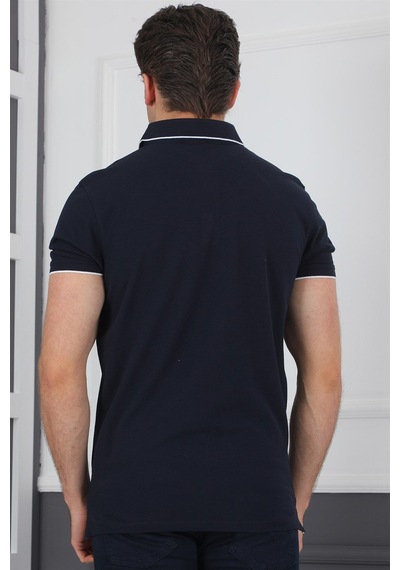 T8579 Dewberry Erkek T-shırt-lacivert Lacivert