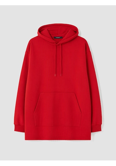 Lcw Curve Kırmızı Büyük Beden Kadın Hoodie