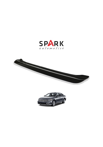 Volkswagen Passat 2015- Yılı Ve Sonrası Uyumlu Arka Tampon Eşiği Parlak Siyah