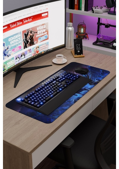 Elden Ring Kaymaz Dikişli Kauçuk Oyuncu Mousepad V1 - 70x30 Xl Gaming Mouse Pad Fare Altlığı
