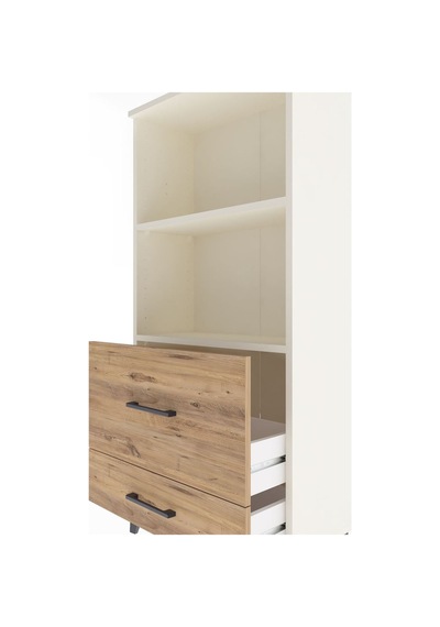 Arges Dolap 2 Raflı 2 Çekmeceli 60x30x134 Aytaşı-çam Aytaşı
