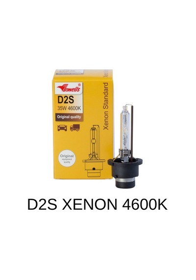 Ampul Xenon D2s 4600k Yüksek Performanslı Doğal Beyaz Gün Işığı Mercekli Oto Far Ampulü Inw027 004