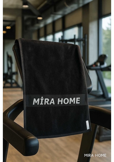 Mira Home Spor Havlusu Fitness Yumuşak Sporcu Havlu 100 Pamuklu 30x100 Cm Renkli