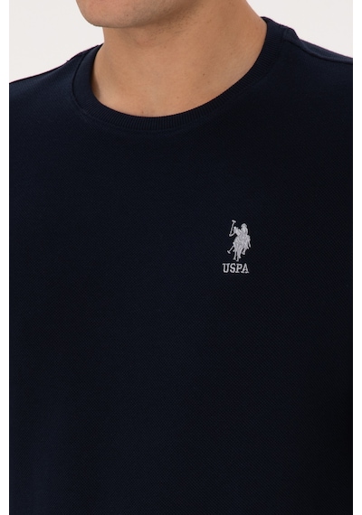 U.S. Polo Assn. Erkek Regular Fit Bisiklet Yaka Lacivert Sweatshirt 50310310-VR033 U.S. Polo Assn. Erkek Regular Fit Bisiklet Yaka Lacivert Sweatshirt 50310310-VR033