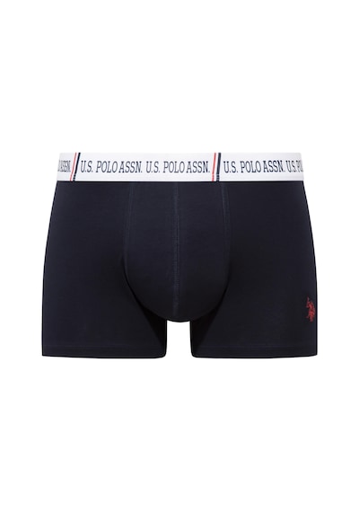 U.s. Polo Assn. 80651 Kırmızı - Lacivert - Beyaz 3 Lü Boxer Kırmızı - Lacivert - Beyaz