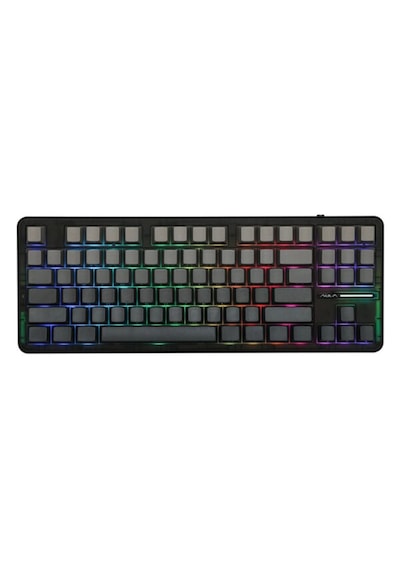 Aula F87 Pro Black Gray Side Printed Leobog Greywood V4 Switch Rg