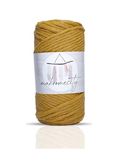 Taranan Makrome İpi 3mm Tek Büküm Makrame Taranabilir İp 4lü Set Ekru Hardal Kiremit Sütlü Kahve