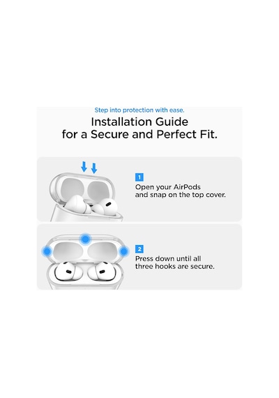 Airpods Pro 3 İle Uyumlu Şeffaf Kılıf Liquid Crystal Clear - Acs10019