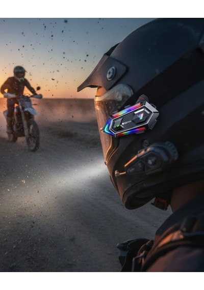 Çift Gürültü Azaltmalı Motosiklet Kask Telsiz Kulaklık Krgltgs1yvfr3lp4p82