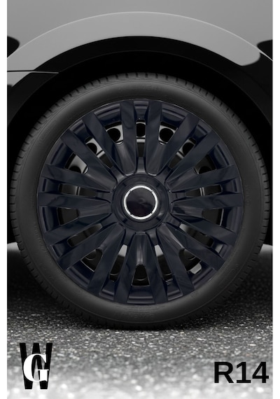 Opel Insignia 14 İnç Jant Kapağı 4 Adet Siyah S111