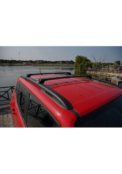 Nissan Navara 2023-2024 Thunder Carrier Siyah Kilitli Ara Atkı Cross Bar Taşıyıcı Tavan Barı
