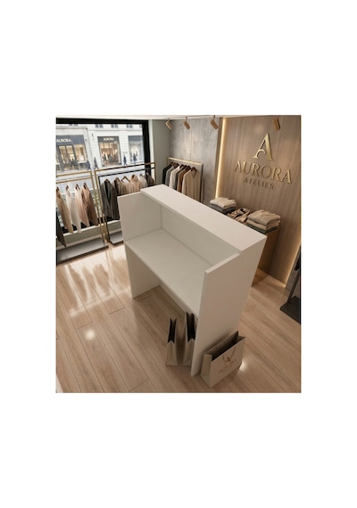 Harmony Pleksi Detaylı 110 Cm Karşılama Bankosu Kasa Resepsiyon Masası Ofis Bankosu Beyaz-gümüş Beyaz-gümüş Harmony Pleksi Detaylı 110 Cm Karşılama Bankosu Kasa Resepsiyon Masası Ofis Bankosu Beyaz-gümüş Beyaz-gümüş