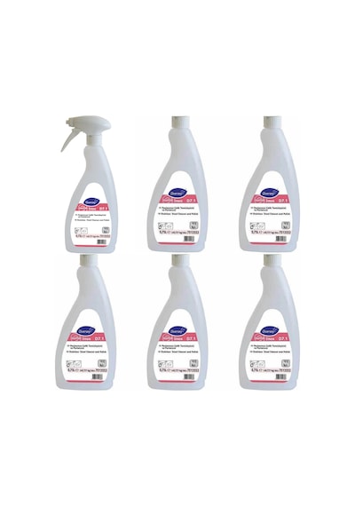 Diversey Suma Inox D7.1 Paslanmaz Çelik Temizleyici ve Parlatıcı 6 x 750 ML