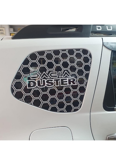 Dacia Duster Kelebek Cam Petek Sticker 2010-2017