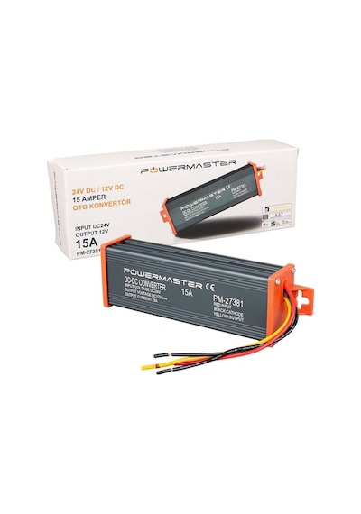 Pm-27381 24v Dc 12v Dc 15 Amper Oto Konvertör Diğer