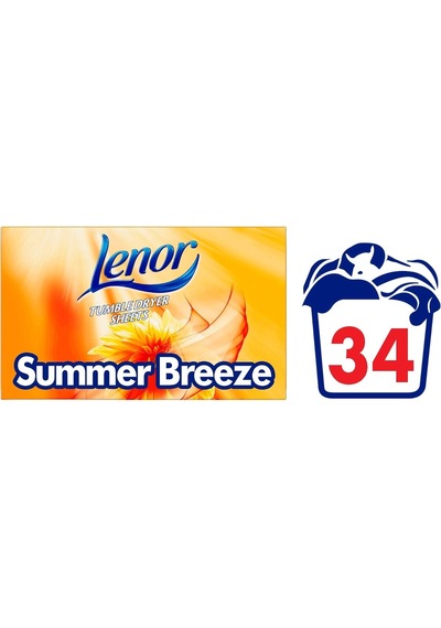 Lenor Summer Breeze Kurulama Bezi, 34 Yaprak 10'lu Set