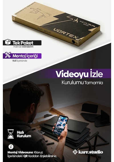 Vortex Kanatlı Oyuncu Masası Pembe