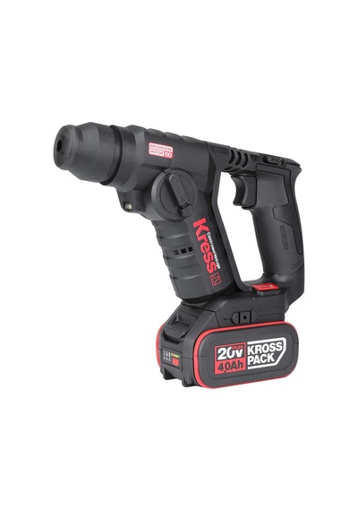 Kress Kuc50.2 20volt/4.0ah. Li-ion Çift Akülü Kömürsüz 1.7j Profesyonel Sds-plus Pnömatik Şarjlı Matkap + 10mm Mandren