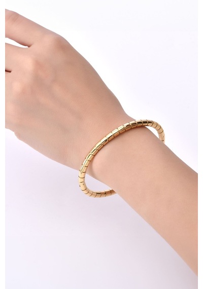 Chavin Gold Kelepçe Dizayn Çelik Bayan Bileklik Ev08sr Gold