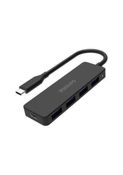Philips Swr1603g/93 Siyah 20 Cm Kablolu Type-c To 4xusb 3.0 Çoklayıcı-216710