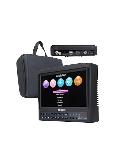 Magbox Mg-717s/t+ 7'' İnç Full Hd Lcd Ekranlı Görüntülü Uydu Yön Bulucu Uzaktan Kumandalı