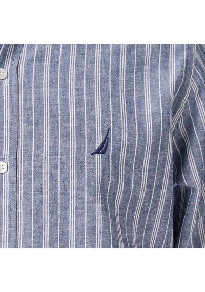 Nautica Erkek Mavi Regular Fit Çizgili Gömlekçizgiliw65492t