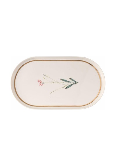 Porland Botanical Desen4 Kayık Tabak 28 Cm 04alm007654