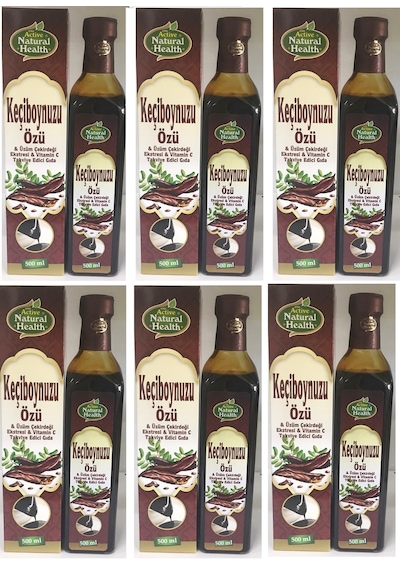 Active Natural Health Üzüm Ekstratlı Vitamin C Keçiboynuzu Özü 6 x 500 ML