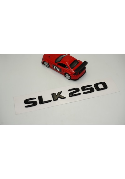 SLK 250 Bagaj Parlak Siyah ABS 3M 3D Yazı Logo