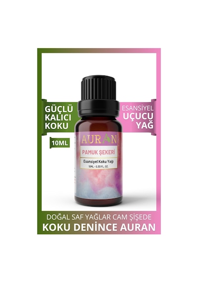 Auran Pamuk Auran Şekeri Esansiyel Uçucu Koku Yağı 10 ML